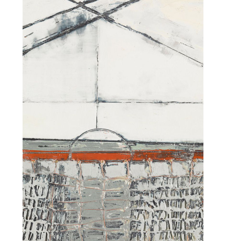 Clôtures - peinture sur toile tendue