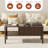 37.5"W Lift Top Coffee Table with Storage Hydraulic Lift Large Capacity-1358897037