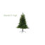 Green Lighted Artificial Christmas Tree-401068789