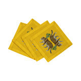 Leopard Seeing Double Square Napkins