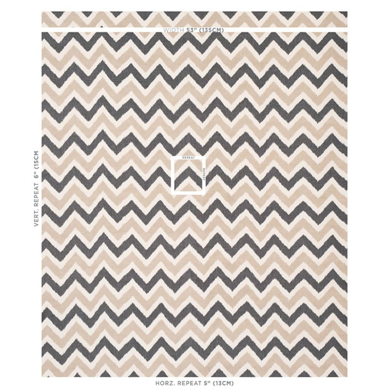 Vedado Ikat Fabric, Neutral