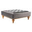 Repose-pieds carré standard en velours de 38,2 po Bunny-1002526193-1051414971