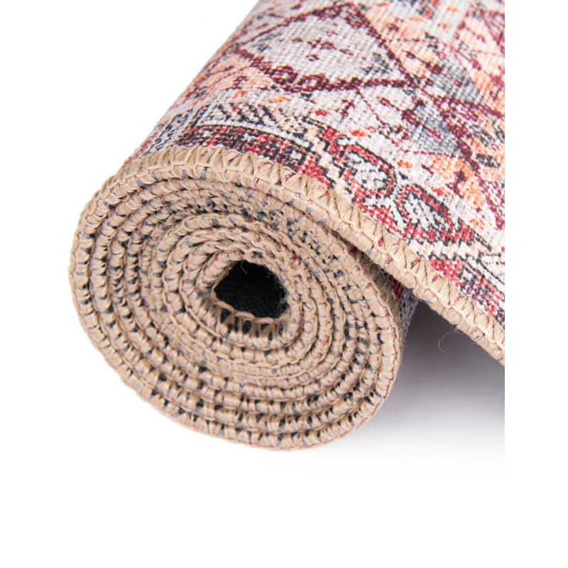 Bungalow Rose Sarah Timeless Rug, Carré 7 pi 10 po x 7 pi 10 po