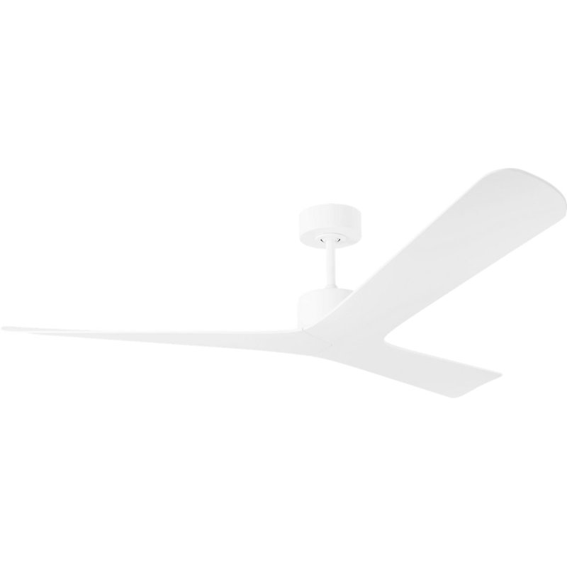 Tri Plank Smart 57 Ceiling Fan, Matte White