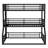 Bunk Bed, Heavy-Duty Metal Triple Bunk Bed with Guardrails and Noise-Reducing Design, Space-Saving-2088048287-2088626330