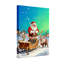 Noël, père Noël, renne, traîneau, neige, scène de Noël-1022379719