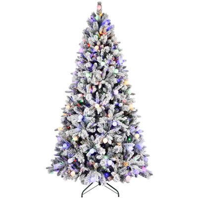 7.5FT Artificial Christmas Tree with LED Lights