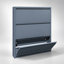 Armoire à chaussures murale en métal avec tiroirs rabattables Aksora-1052632192