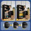 Armoire de rangement 72 po en métal robuste avec serrure - étagère de garage noire-1169425645-1163500724