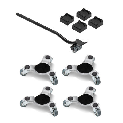 Furniture Dolly Steel Tri-dolly Set Furniture Mover 440 lbs Capacity