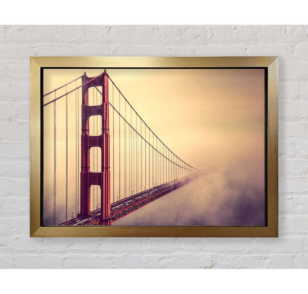 Golden Gate Bridge Mist - Einzelner Bilderrahmen Kunstdrucke