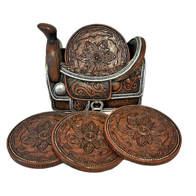 Western Saddle Coasters