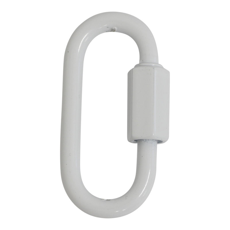 Verrouillage à vis fileté (2 pièces), Blanc, H 1,57 po x l 0,79 po x P 0,16 po
