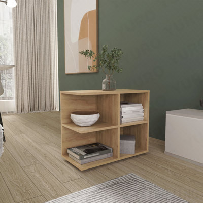 Buffet console en chêne naturel avec 2 portes Royal
