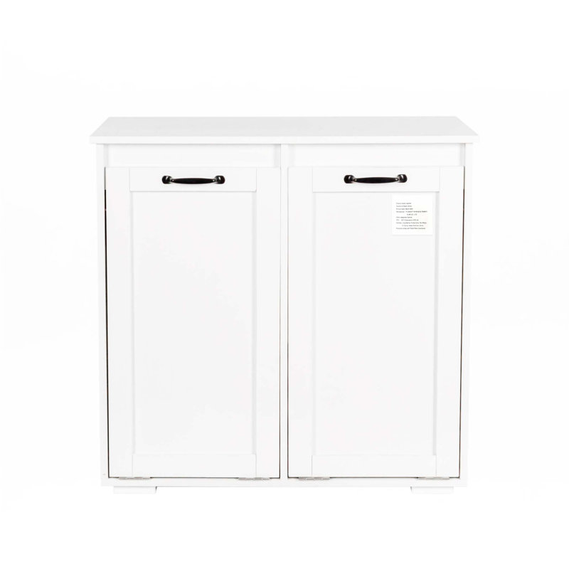 Laundry Cabinet ,With 2 Removable Liner Bags