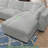 Upholstered Oversized 8 Seater Modular Sectional With Two Large Movable Ottomans-1337763217