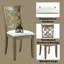 Chaise d'appoint Ra Karsen (lot de 2)