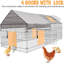 «Glessite Walk In Chicken Run» pour jusqu'à 5 poulets