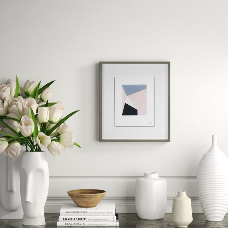 Pastel Fractals 3 Print by Marie Lawyer, 17" H x 15" W x 2" D