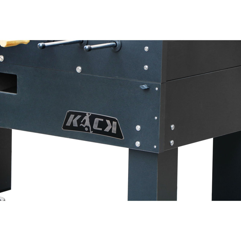 Titan 55" Black Heavy-Duty Tournament Foosball Table