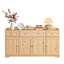 Buffet 63 po avec 3 tiroirs et 4 portes