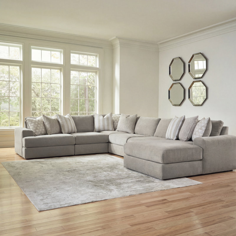 Tessler Upholstered U-Shaped Sectional Left Hand Facing