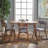 Andrew 4 - Person Four Leg Dining Set-2051699850-2051699849