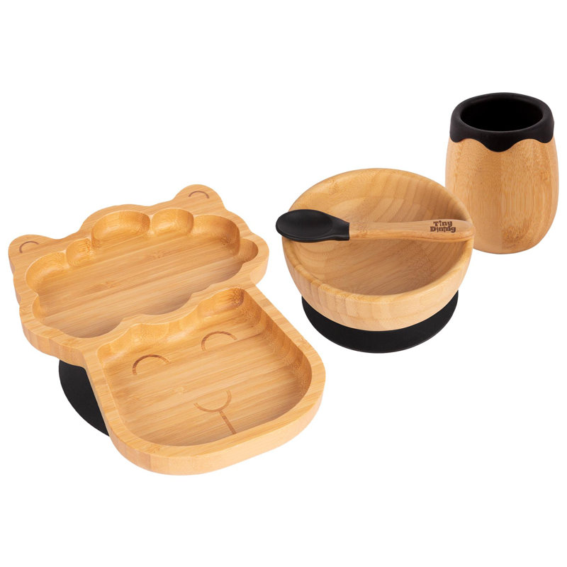 Piece Dinnerware Set, Black