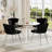 5-Piece Round Dining Table Set for 4-877287312-877287313