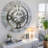 Wall Clock 24" Oversized for Living Room decor with Real Moving Gears England Collection-107103002