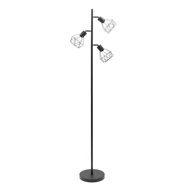 Amoakuh 162cm Matte Traditional Floor Lamp, No, Black Metal