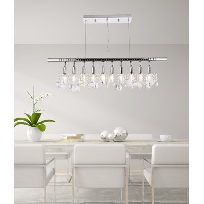 Duenas 10 - Light Dimmable Chandelier