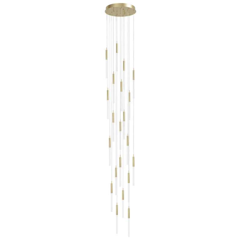 Main St. 21 - Light Pendant, Brushed Brass