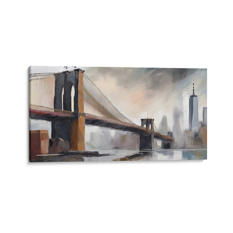 Bridge Reflection, 18" H x 36" W