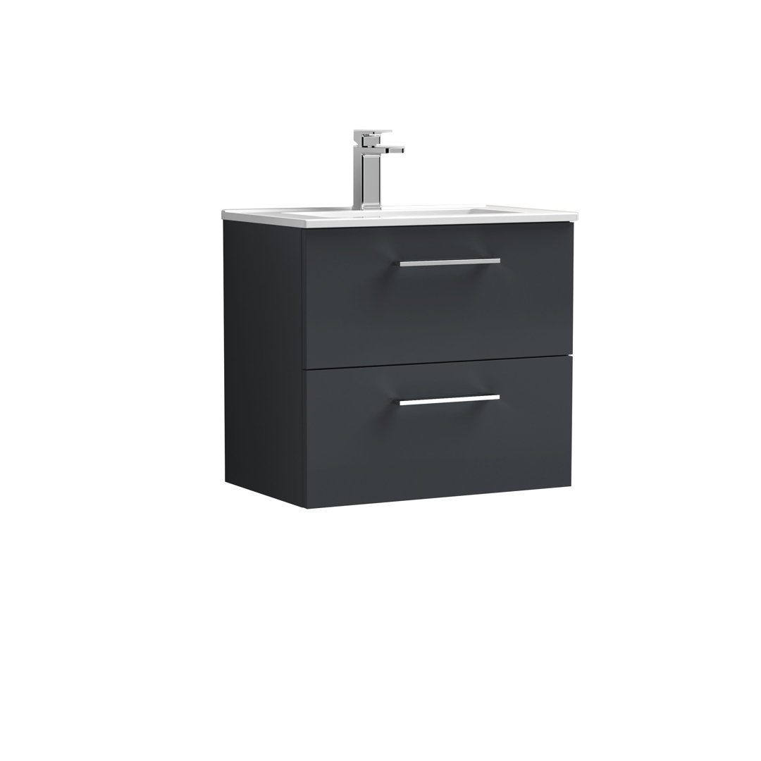 Arno 605mm Single Bathroom Vanity with Integrated Vitreous China Basin