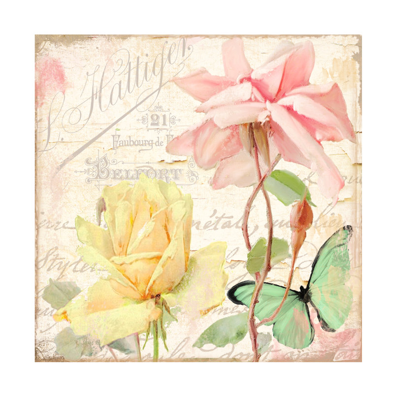 Sasha Florabella IV Canvas Art_ALI73165, 14" H x 14" W