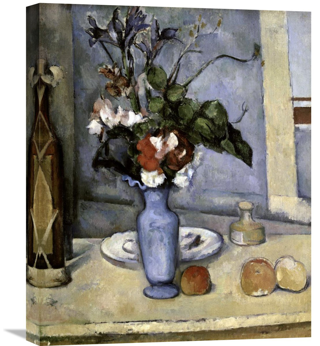 Vault W Artwork 'Blue Vase' by Paul Cezanne Painting Print on Wrapped ...