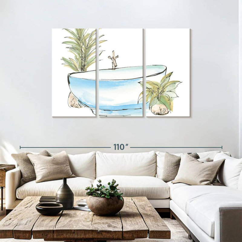 Kerrick Tub IV, H 48 po x l 74 po