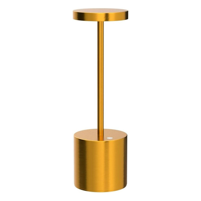 Lampe de bureau Angilique, Or, H 10,25 po x l 3,15 po x P 3,15 po