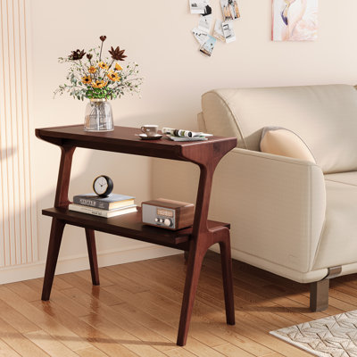 2-Tier Slim Sofa End Table