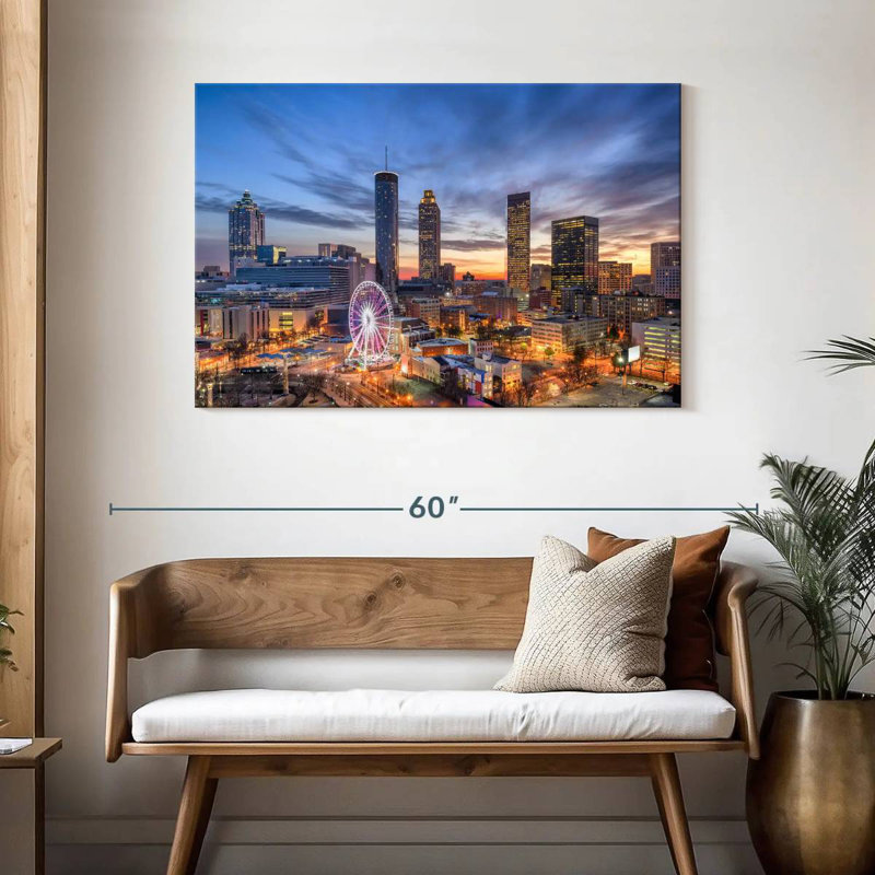 Sireci Atlanta, 30" H x 45" W