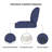  22" x 24" x 5" Outdoor Deep Seat Cover Rite Cushion, High-Density Foam Patio Chair Cushion with Water-Repellent & UV-Resistant Cover Rite Cover, Eco-Friendly Seat & Back Cushion-1664306716-1646144703-1657478001
