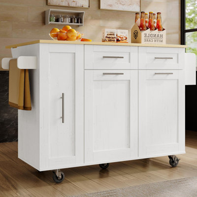 Wood Kitchen Island