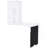 Wall Mounted Foldable Desk With A Blackboard, Fold Out Convertible Floating Desk With Shelves, White