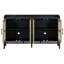 Buffet Rustic Chic - Armoire avec portes tissées TREXM-576563319