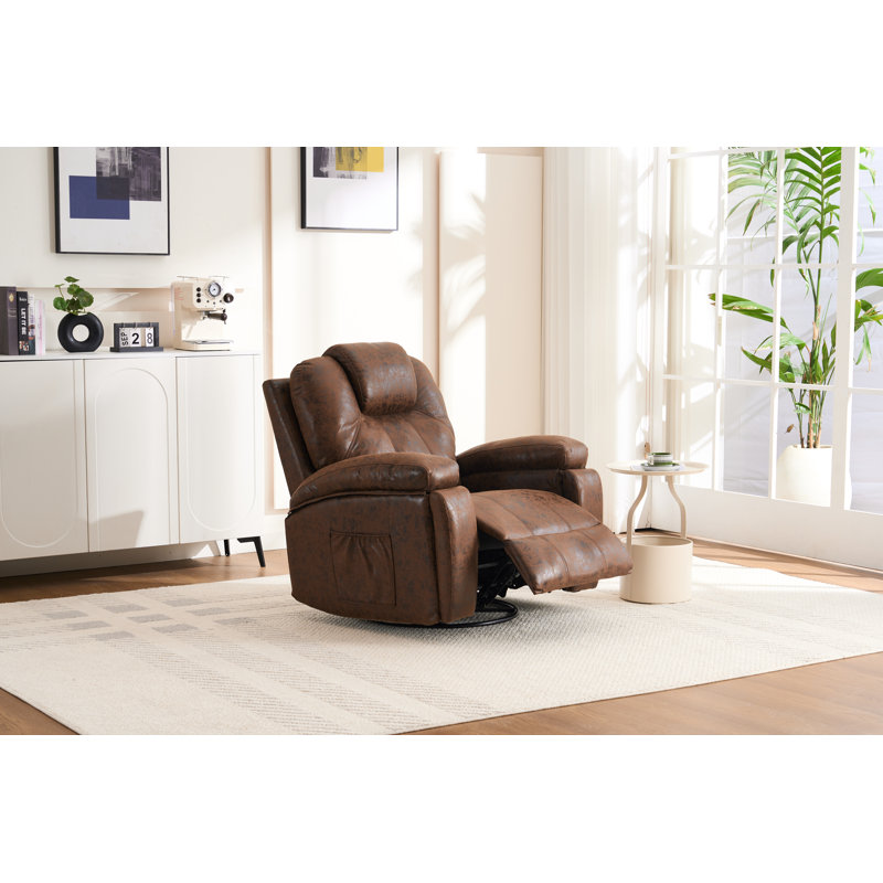 Fauteuil surdimensionné simple avec canapé et poches latérales pour le salon, la chambre à coucher et le salon