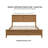 Seadrift Solid Wood Platform Bed - 650lb Capacity, Adjustable Base Ready, No Box Spring, Coastal Finish-319021408