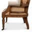 Welsh Leather Tufted Wingback Chair