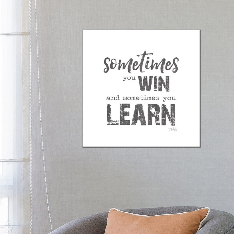 Sometimes You Win by Marla Rae - Wrapped Canvas Gallery-Wrapped Canvas Giclée, 66.04 cm H x 66.04 cm W x 1.91 cm D