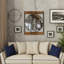 Adelone Metal Square Wall Mirror